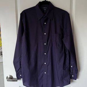 Dark Purple Men’s Button Down Shirt